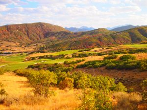 View overlooking Soldier Hollow golf course