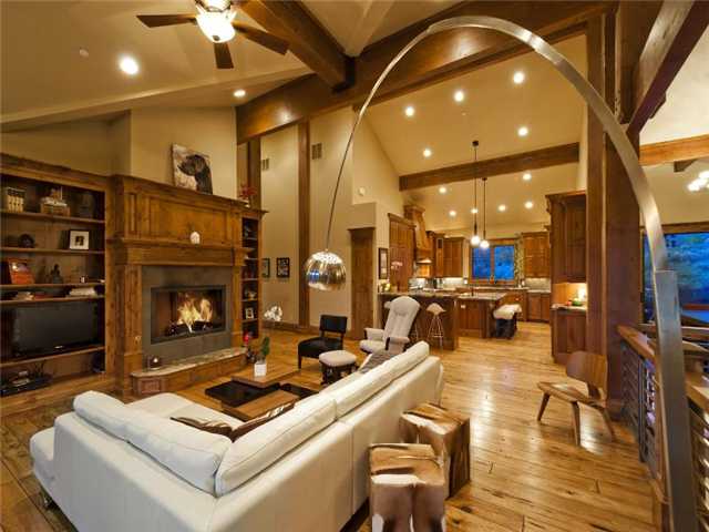 Living Room of Promontory Home